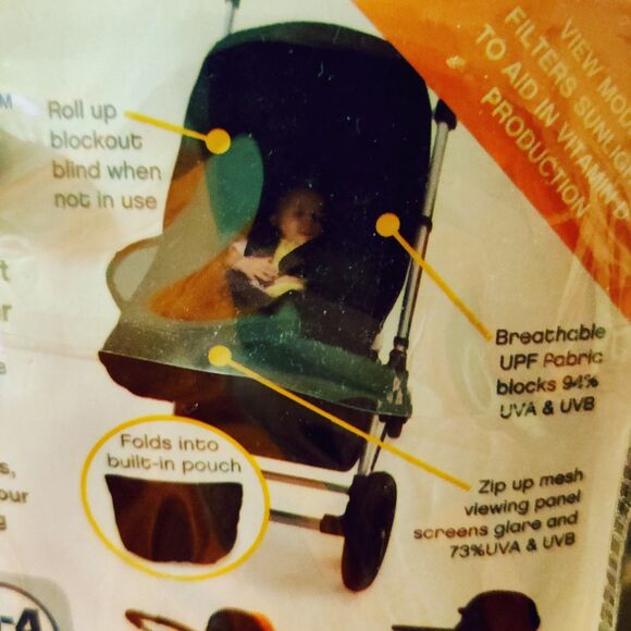 Baby Child Stroller Pram Buggy Sleep Pod Sun Shade Cover Canopy UNIVERSAL NEW - Picture 10 of 11